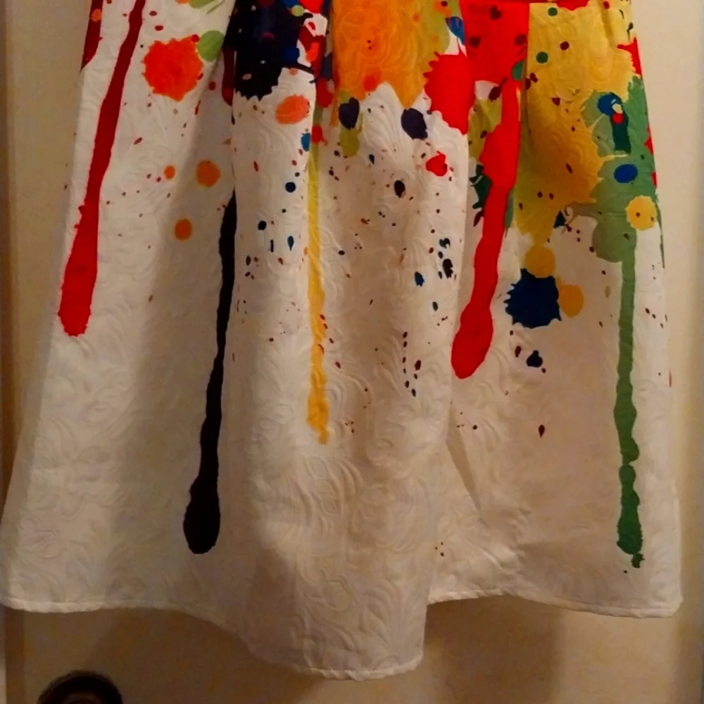 Colorful Sleeveless dress - Picture 3 of 5